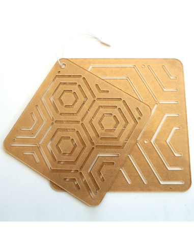 Set de 2 gabarits pour sashiko stencil - Kikkou