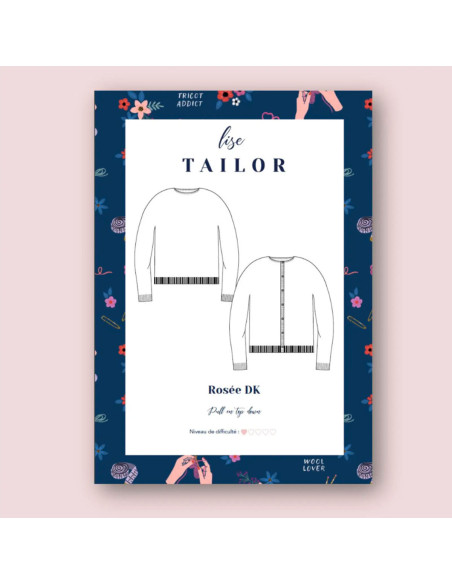 Patron de tricot - Pull Rosée DK - Lise Tailor