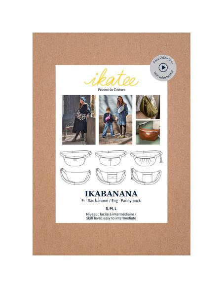 Patron sac banane Ikabanana - Ikatee