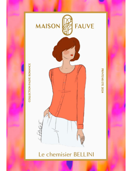 Patron de chemisier Bellini - Maison Fauve