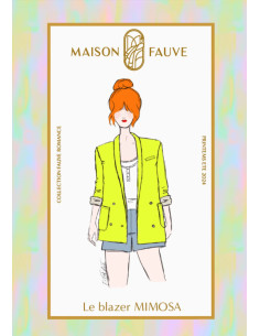 Patron de blazer Mimosa - Maison Fauve 2