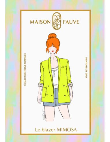 Patron de blazer Mimosa - Maison Fauve