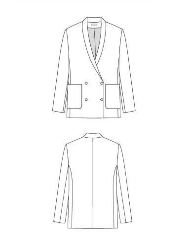 Patron de blazer Mimosa - Maison Fauve