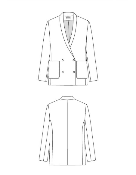 Patron de blazer Mimosa - Maison Fauve