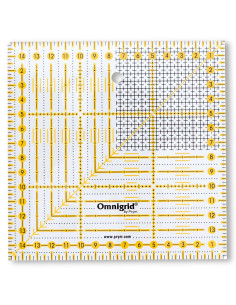 Règle patchwork Omnigrid quadrillage 15  x 15 cm