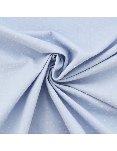 Tissu coton plumetis - Lavande