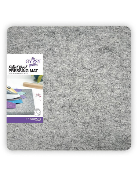 Tapis de repassage en laine 43 cm x 43 cm The Gypsy Quilter