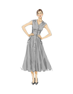 Patron de robe - Vogue 8577 2