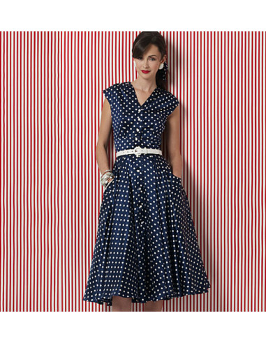 Patron de robe - Vogue 8577