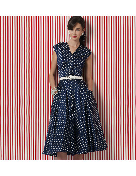Patron de robe - Vogue 8577