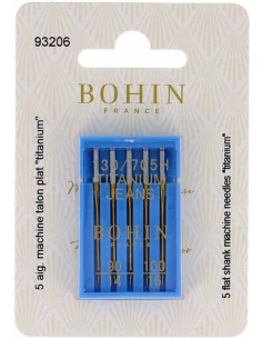 Aiguilles machine titanium spécial jeans Bohin