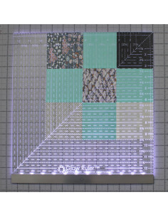 Règle patchwork lumineuse Carolina Moore 12.5 x 12.5 inch 2
