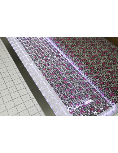 Règle patchwork lumineuse Carolina Moore 6.5 x 24.0 inch