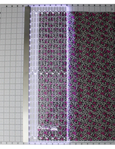 Règle patchwork lumineuse Carolina Moore 6.5 x 24.0 inch