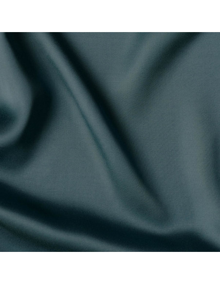 Tissu satin de viscose Paon - La Maison Naïve