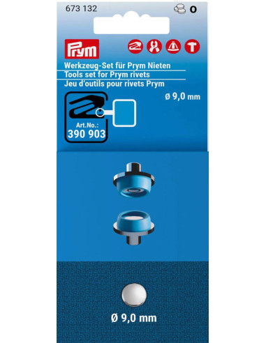 Jeu d´outils pour rivets 9 mm VARIO Creative Tool