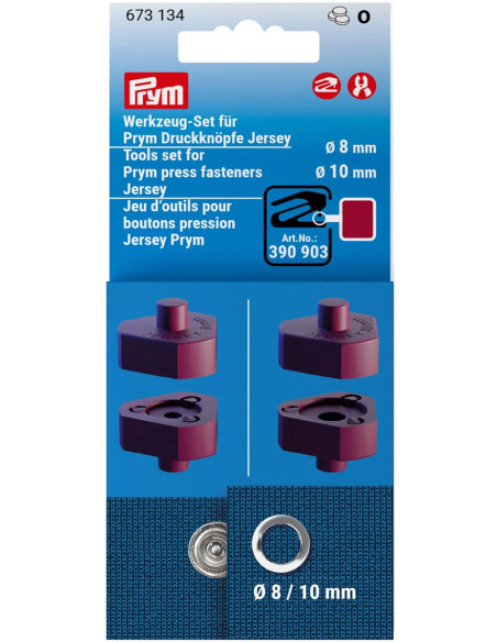 Jeu d´outils pour boutons pression Jersey VARIO Creative Tool