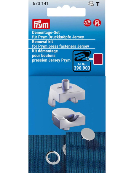 Kit démontage pour boutons pression Jersey Prym