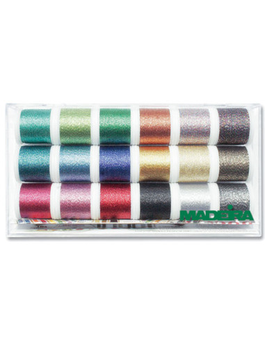 Boite de fils Metallic Supertwist Madeira
