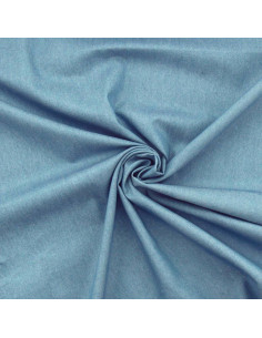 Tissu Denim chambray - Bleu moyen