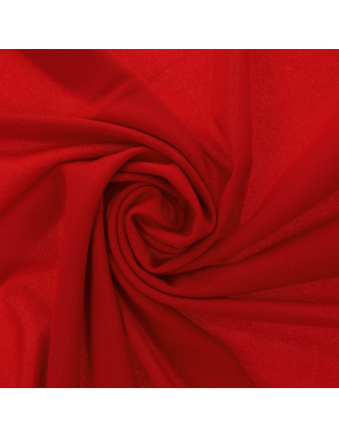 Tissu scuba crêpe - Rouge