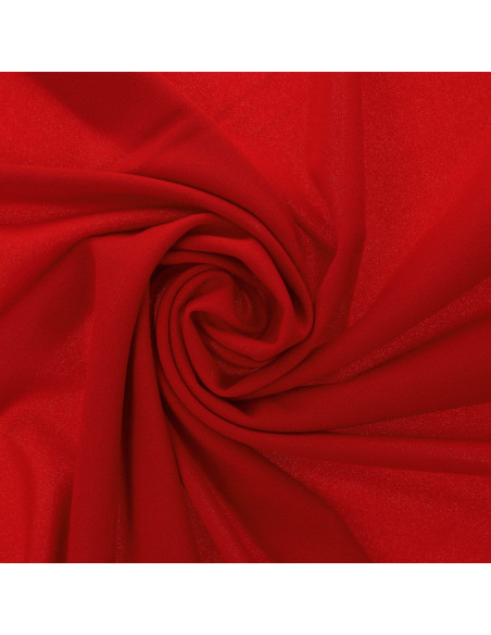 Tissu scuba crêpe - Rouge