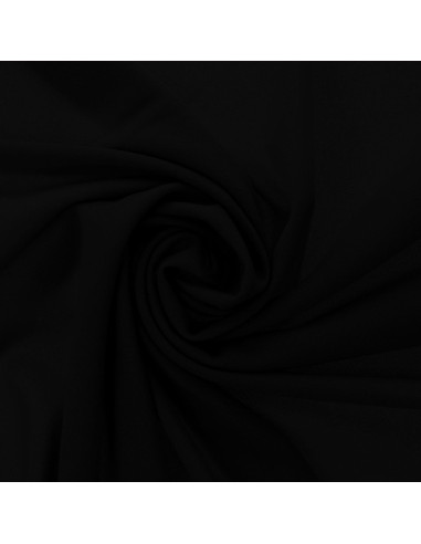 Tissu scuba crêpe - Noir