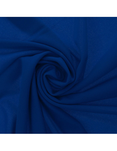 Tissu scuba crêpe - Bleu royal