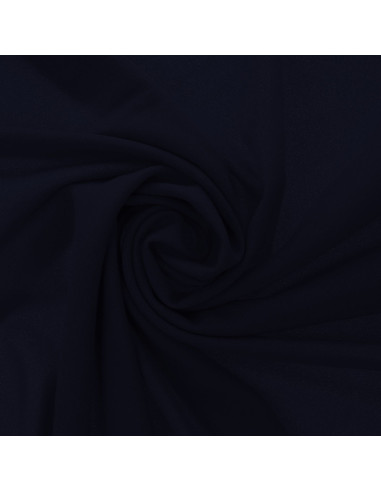 Tissu scuba crêpe - Bleu marine
