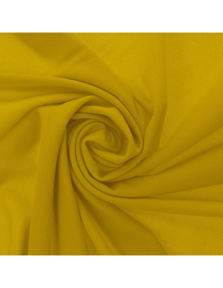 Tissu scuba crêpe - Jaune