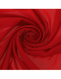 Tissu jersey polyester - Rouge