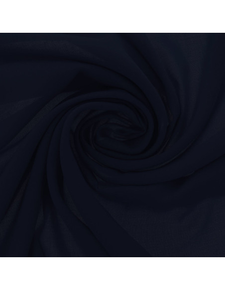 Tissu jersey polyester - Bleu marine