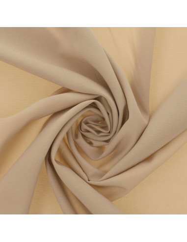 Tissu jersey polyester - Beige