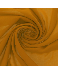 Tissu jersey polyester - Moutarde