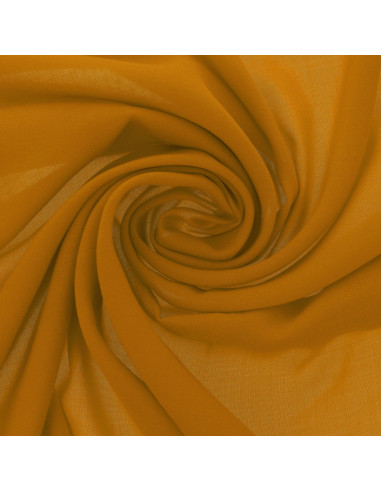 Tissu jersey polyester - Moutarde