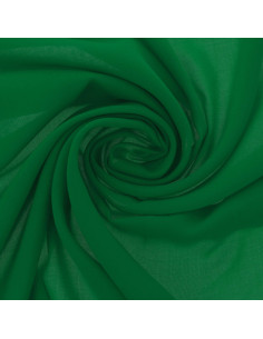 Tissu jersey polyester - Vert herbe