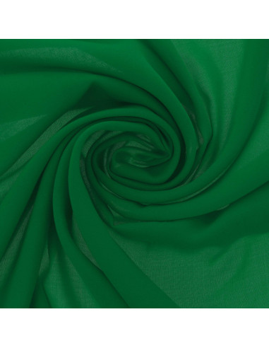 Tissu jersey polyester - Vert herbe