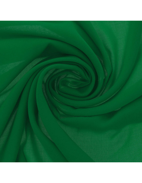 Tissu jersey polyester - Vert herbe