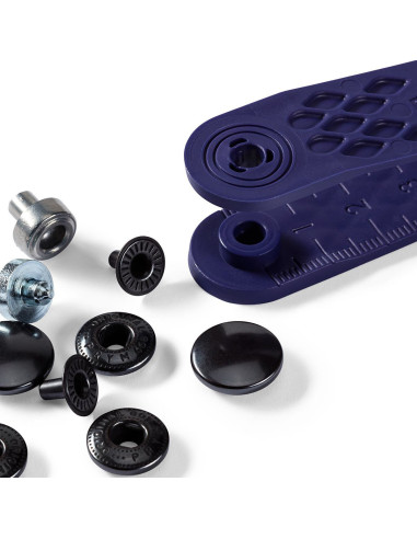 Multipac de 100 boutons pression Anorak - Bruni 15 mm