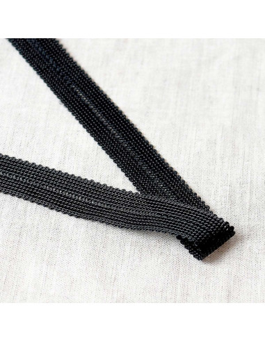 Tresse pré-pliée - Noir