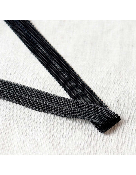 Tresse pré-pliée - Noir