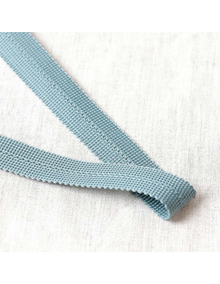 Tresse pré-pliée - Gris bleu