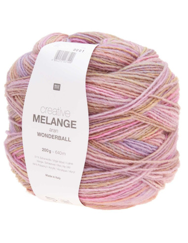 Laine Creative Melange Aran Wonderball Rico Design