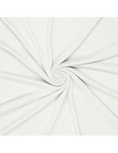 Tissu maille lurex - Blanc cassé