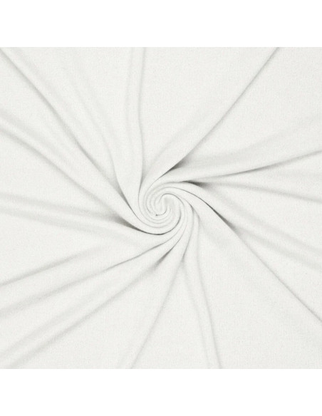 Tissu maille lurex - Blanc cassé