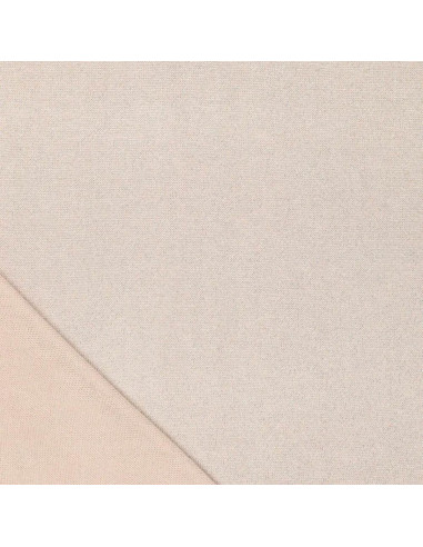 Tissu maille lurex - Naturel
