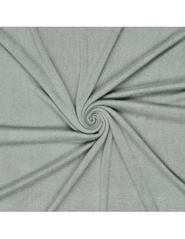 Tissu maille lurex - Vert de gris
