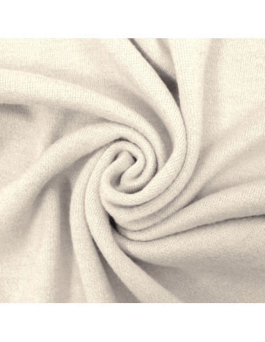 Tissu maille angora - Blanc