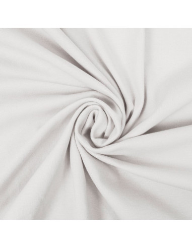 Tissu jersey 100% coton - Blanc