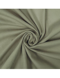 Tissu jersey 100% coton - Kaki clair